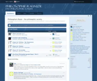 Philosophie-Raum.de(Das Philosophie Forum) Screenshot