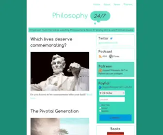 Philosophy247.org(A Podcast) Screenshot