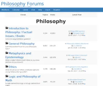 Philosophyforums.com(Philosophy Forums) Screenshot
