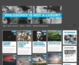 Philosophyisnotaluxury.com(Philosophyisnotaluxury) Screenshot