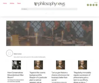 Philosophynews.com(Philosophy News) Screenshot