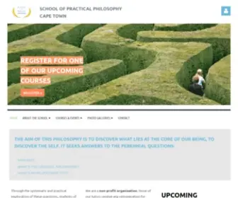 Philosophyschool.com(School of Practical Philosophy) Screenshot