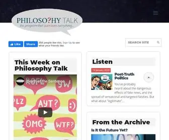 Philosophytalk.org(The program) Screenshot