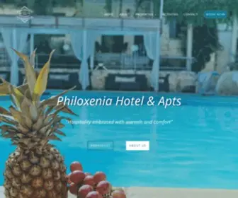 Philoxeniaholidays.com(Hotel and Apartments) Screenshot