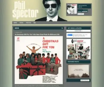 Philspector.com(The Official Phil Spector Site) Screenshot