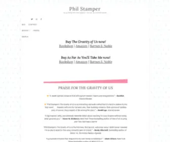 Philstamper.com(YA Author of THE GRAVITY OF US) Screenshot