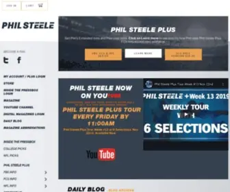 Philsteele.com(Phil Steele) Screenshot