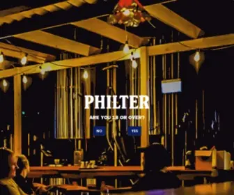 Philterbrewing.com(PHILTER) Screenshot