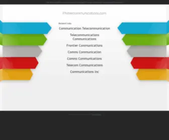 Philtercommunications.com(Forsale Lander) Screenshot