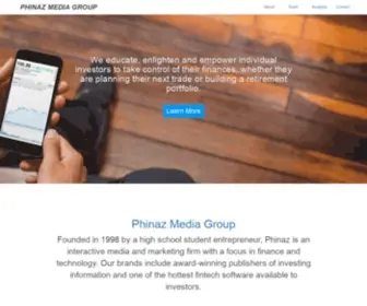 Phinaz.com(Phinaz Media Group) Screenshot