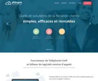 Phingoo.com(Phingoo est un opérateur de téléphonie sur IP (VoIP)) Screenshot