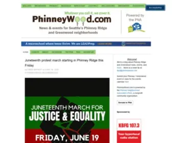 Phinneywood.com(A news blog for Seattle's Phinney Ridge and Greenwood neighborhoods) Screenshot