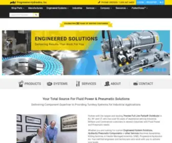 Phionline.com(Progressive Hydraulics) Screenshot