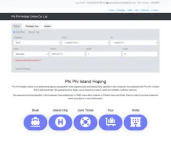 Phiphiholiday.com(Phi Phi Island Hoping) Screenshot