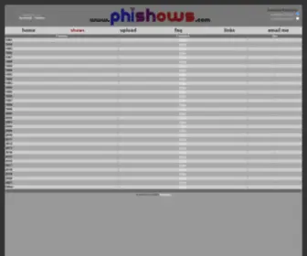 Phishows.com(P h i S H o w s) Screenshot