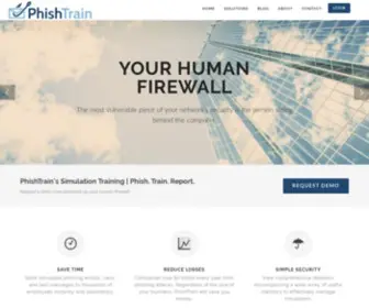 Phishtrain.com(Home) Screenshot