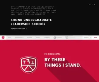 Phisigmakappa.org(Phi Sigma Kappa) Screenshot