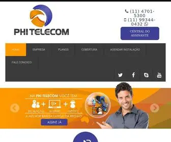 Phitelecom.com.br(PHI TELECOM) Screenshot