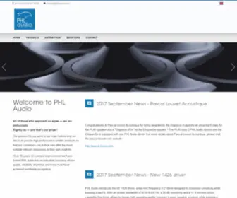 Phlaudio.com(PHL Audio) Screenshot