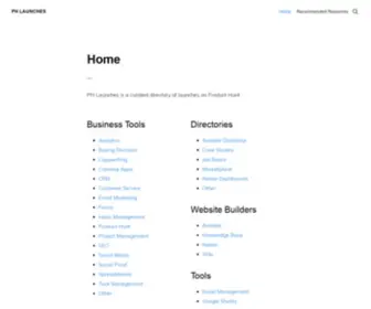 Phlaunches.com(PH Launches) Screenshot