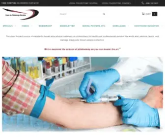 Phlebotomy.com(Center for Phlebotomy Education) Screenshot