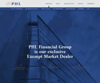 PHlfinancial.com(Helping British Columbians invest in their future) Screenshot