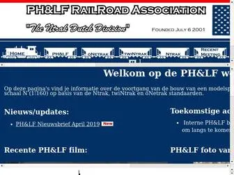 PHLFrra.com(PH&LF RailRoad Association) Screenshot