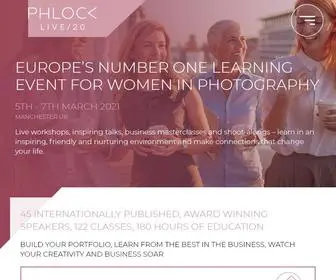 Phlocklive.co.uk(Phlock Live Manchester photography conference for women) Screenshot