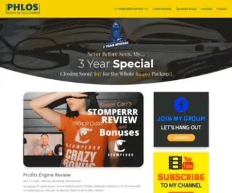 Phlos.net(PHLOS Internet Marketing) Screenshot