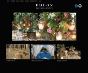 Phloxevents.com(FLOWERS & EVENTS) Screenshot