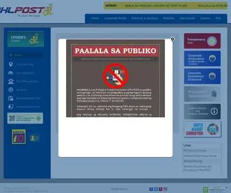 PHlpost.gov.ph(Philpost) Screenshot