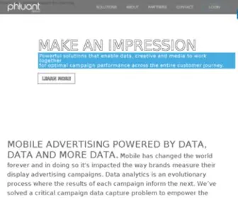 Phluant.com(Same-Device Attribution Solution) Screenshot