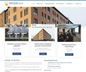 Phmass.org(Passive House Massachusetts) Screenshot