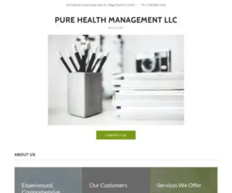 PHMNYLLC.com(Pure Health Management LLC) Screenshot