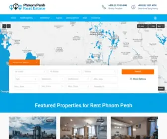 Phnompenhrealestate.net(Phnom Penh Real Estate) Screenshot