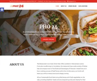 Pho24Chamblee.com(Pho 24 Restaurant) Screenshot