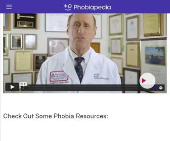 Phobiapedia.com(Home) Screenshot