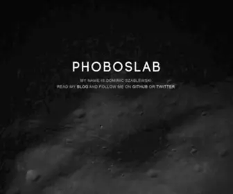 Phoboslab.org(Phoboslab) Screenshot