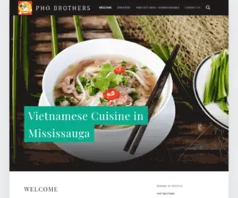 Phobrothers.ca(Vietnamese Cuisine in Mississauga) Screenshot