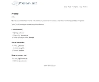 Phocean.net(Security Blog) Screenshot