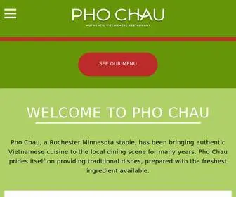 Phochaurochester.com(Pho Chau) Screenshot