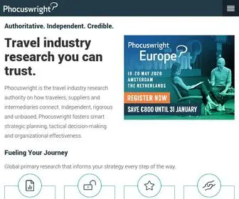 Phocuswright.com(Global Travel Market Research) Screenshot