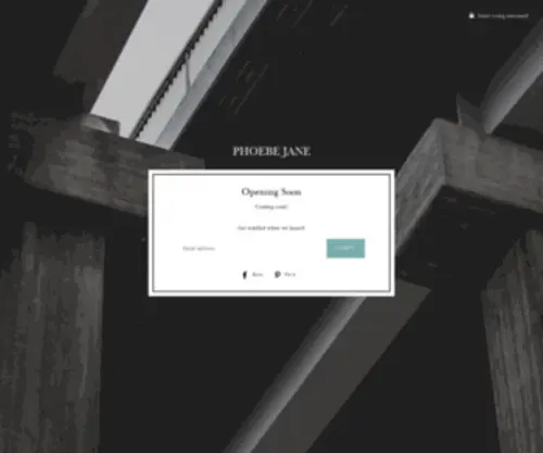 Phoebejane.com(Create an Ecommerce Website and Sell Online) Screenshot