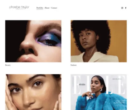 Phoebetaylor.com(Phoebe Taylor Makeup Artist) Screenshot