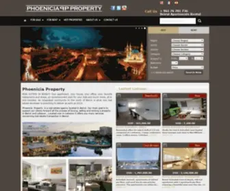 Phoeniciaproperty.com(Beirut Real Estate) Screenshot