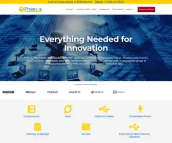 Phoenicselectronics.com(Phoenics Electronics) Screenshot