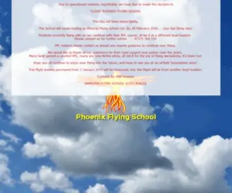 Phoenix-Flying.co.uk(Phoenix Flying School) Screenshot