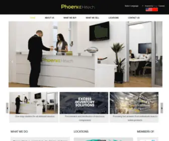 Phoenix-Hitech.com(Electronic Components Distributor) Screenshot