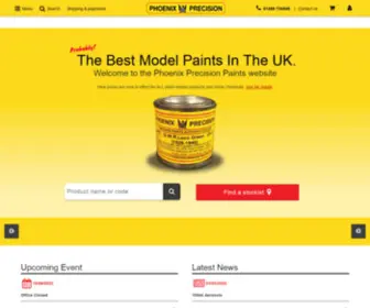 Phoenix-Paints.co.uk(Phoenix Precision Paints) Screenshot