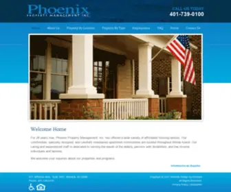 Phoenix-RI.com(Phoenix Property Management) Screenshot